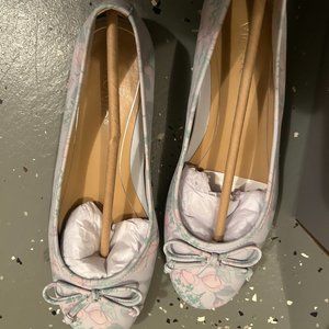 Vionic Callisto Cream Botanical Women's Ballet Flats 7M